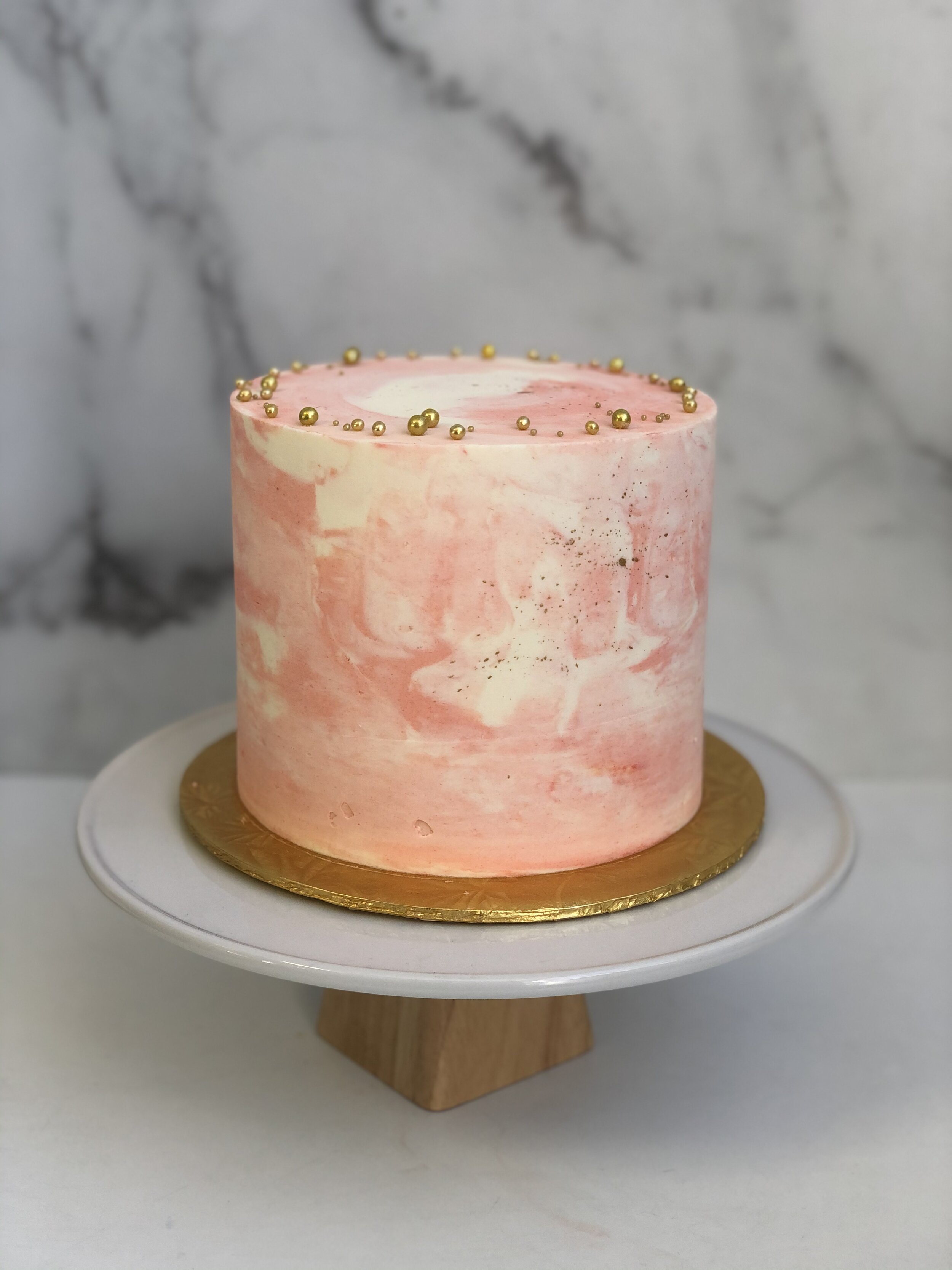 Marbled Buttercream Cake