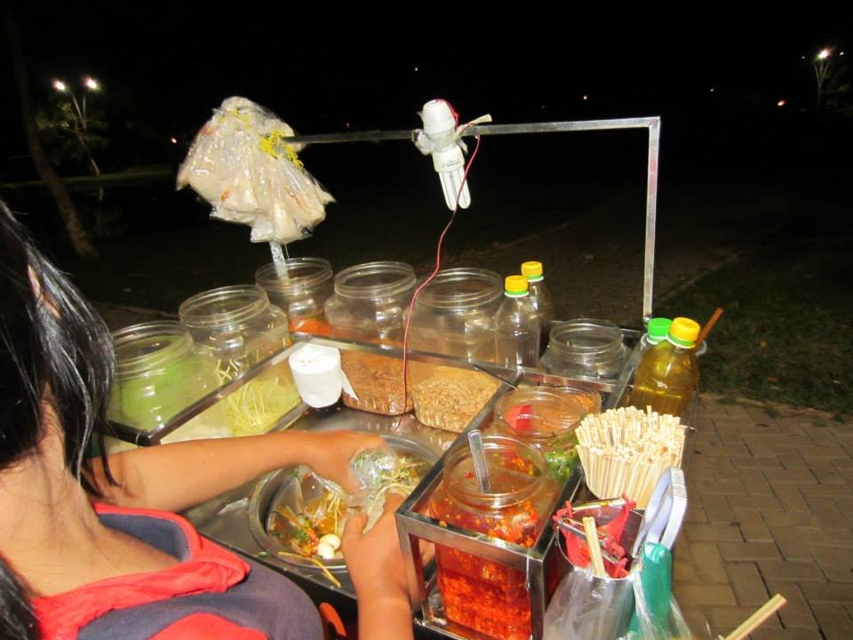 A different rice paper snack cart
