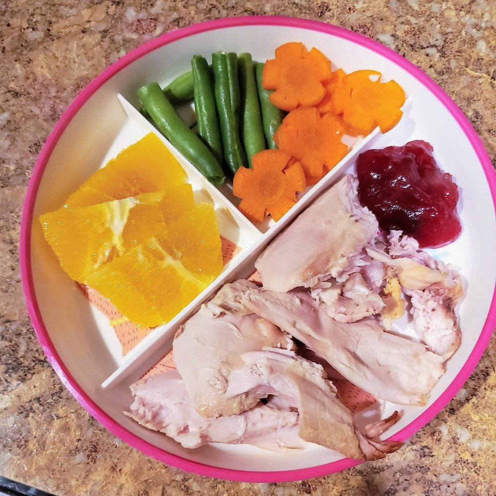 Ro's Thanksgiving plate!