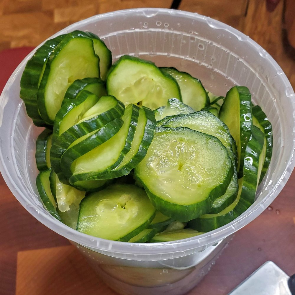 Lightly cured cukes