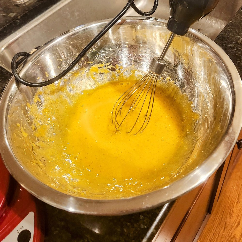 yolk mixture pre-whip
