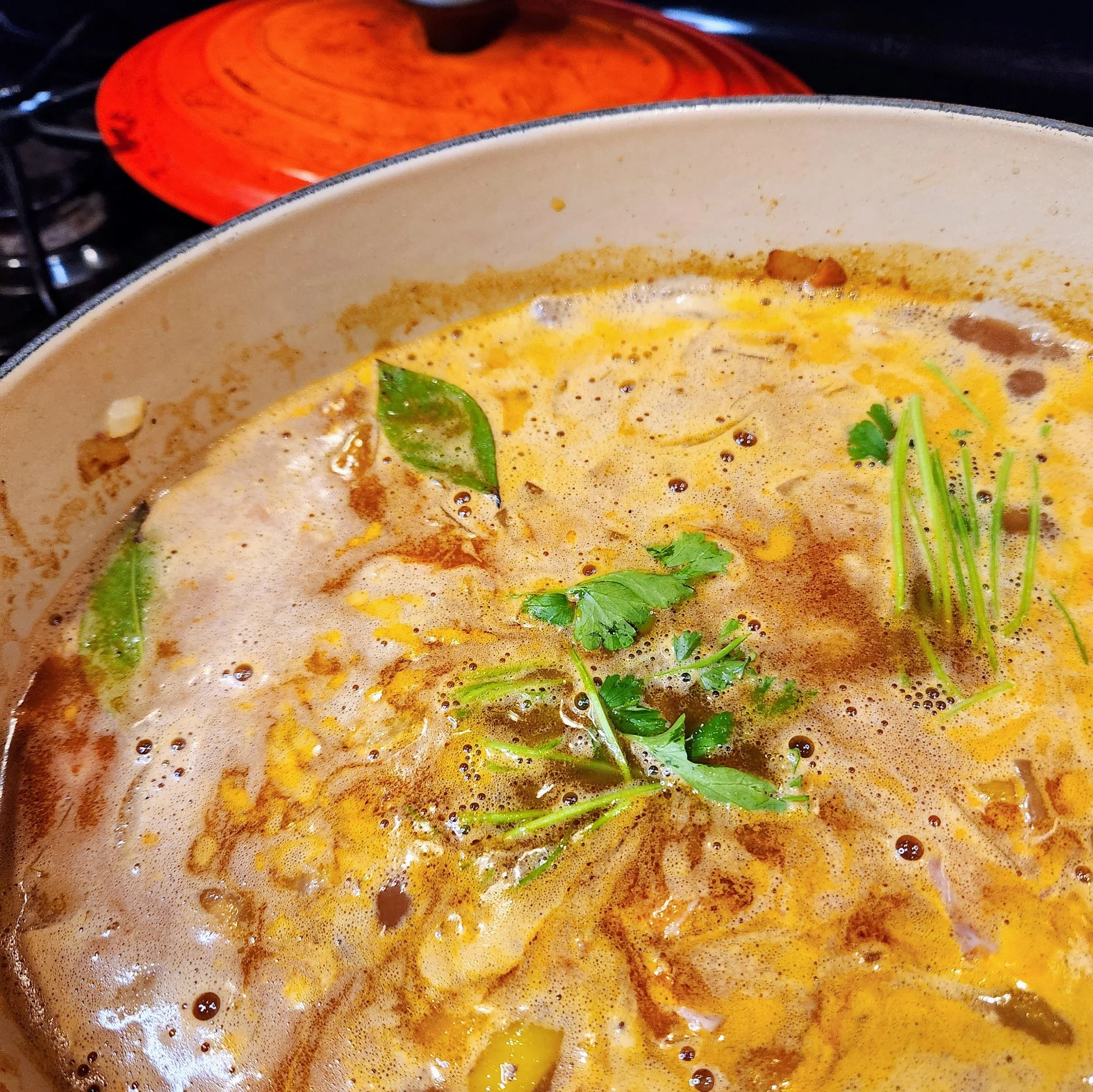 Simmer just to "marry the flavors"