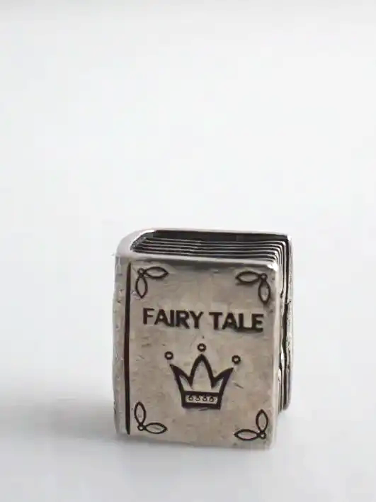 925 Silver Pandora Fairytale Book Frog And Princess Charm