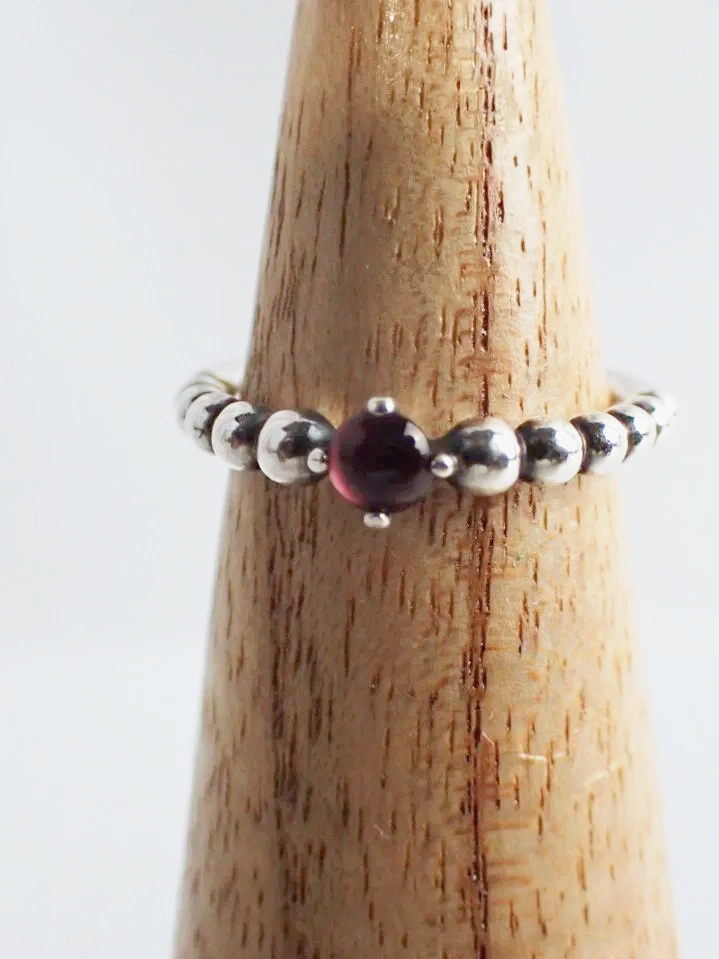 Sterling Silver Pandora Tourmaline Ring (6)