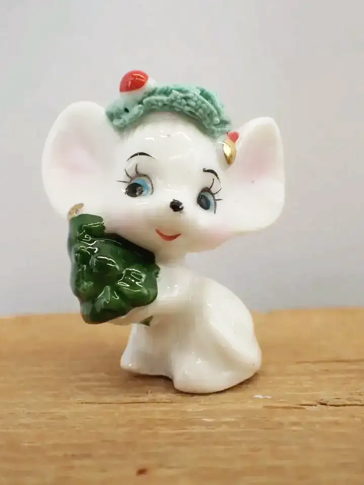 Vintage Napco Ware Christmas Miniature Mice