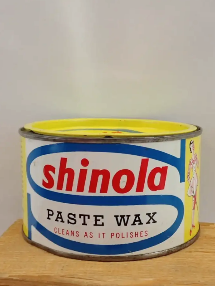 Vintage 1960’s Shinola Floor Paste Wax Tin
