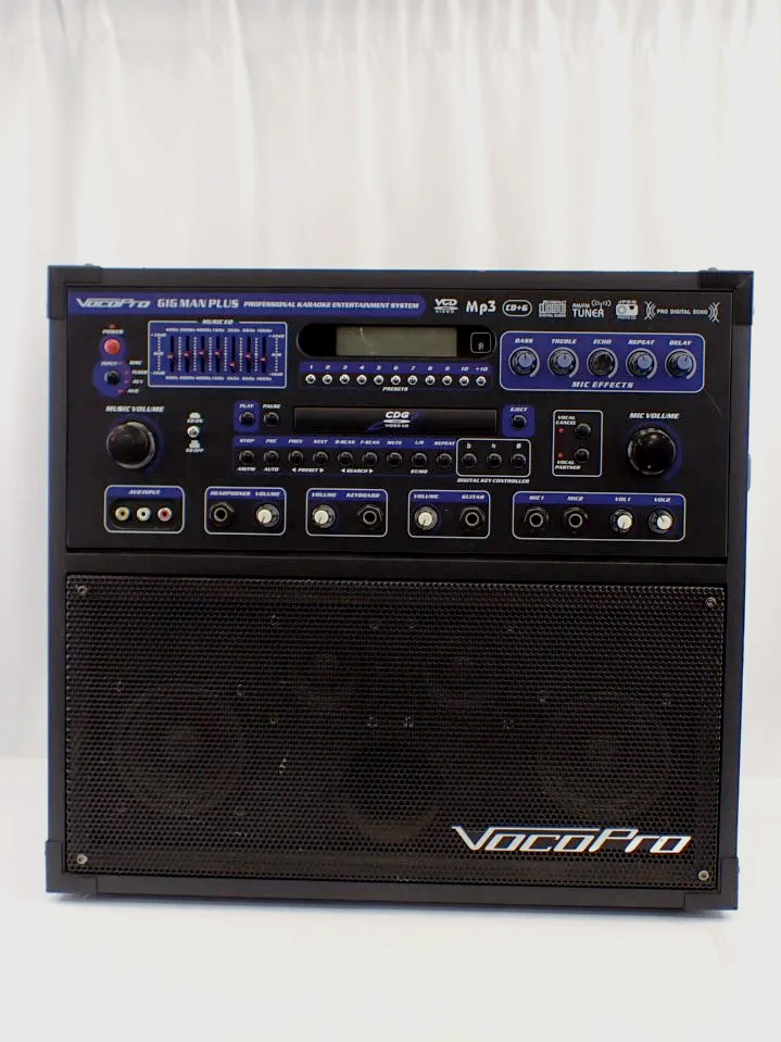 VocoPro Gig Man Plus Professional Karaoke Entertainment System