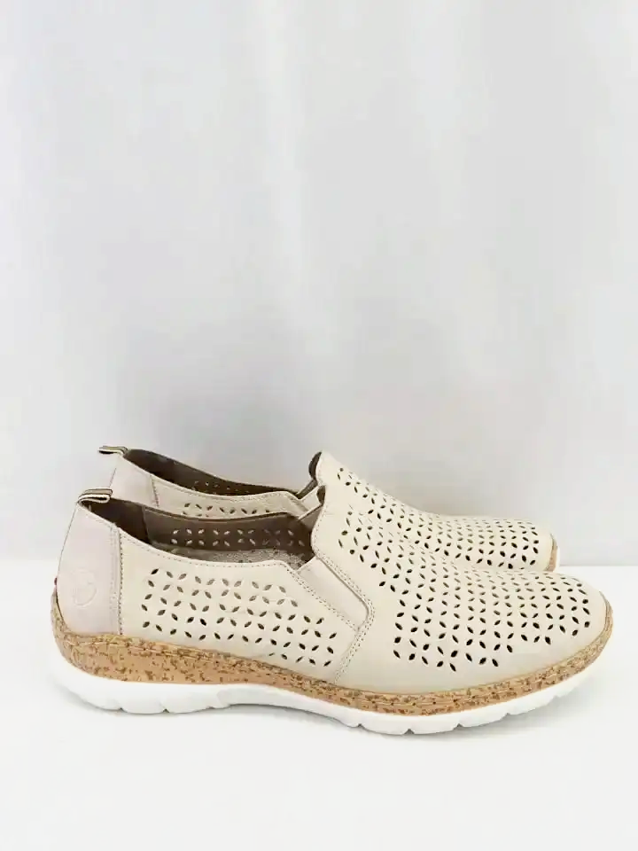 Rieker Leather N4251 Nikita Slip-on Shoes (42)