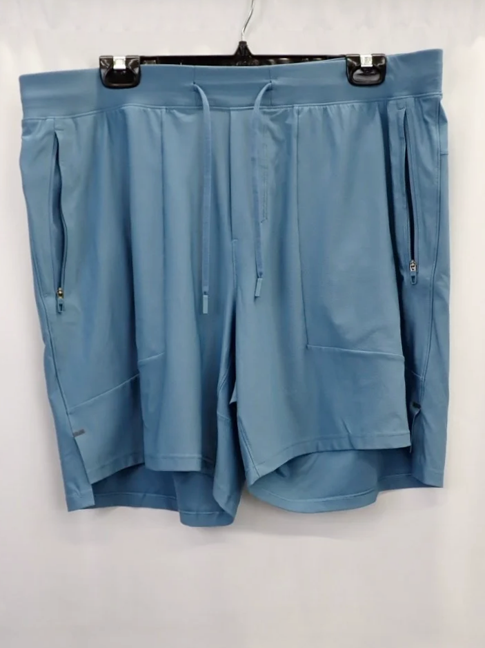 Lululemon Breeze Blue Pacemaker Lined Shorts (M/L)