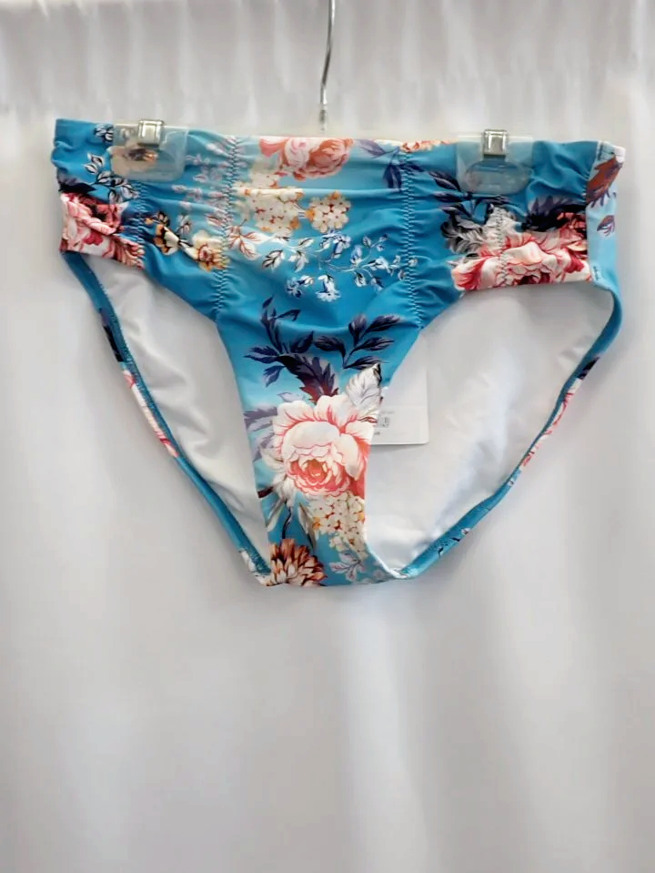 (NEW) Azura Australia Blue Floral Bikini Bottoms (8)