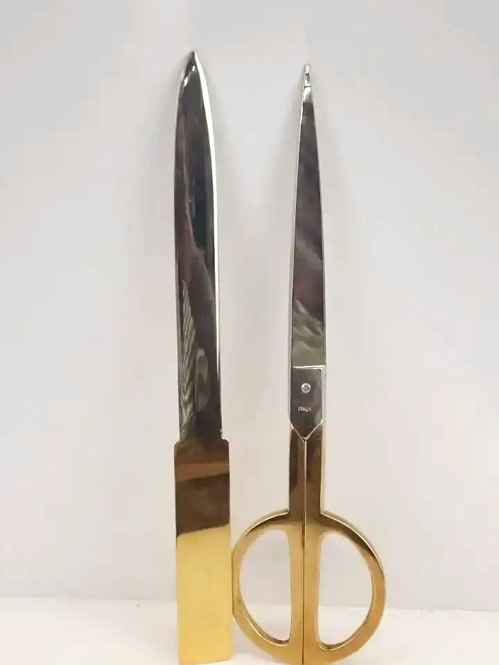 Italian Scissor & Letter Opener Vintage Standing Boxed Library Set