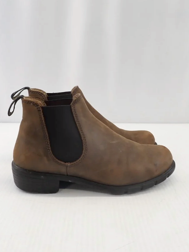 Blundstone Leather Antique Brown Chelsea Boots (6.5)