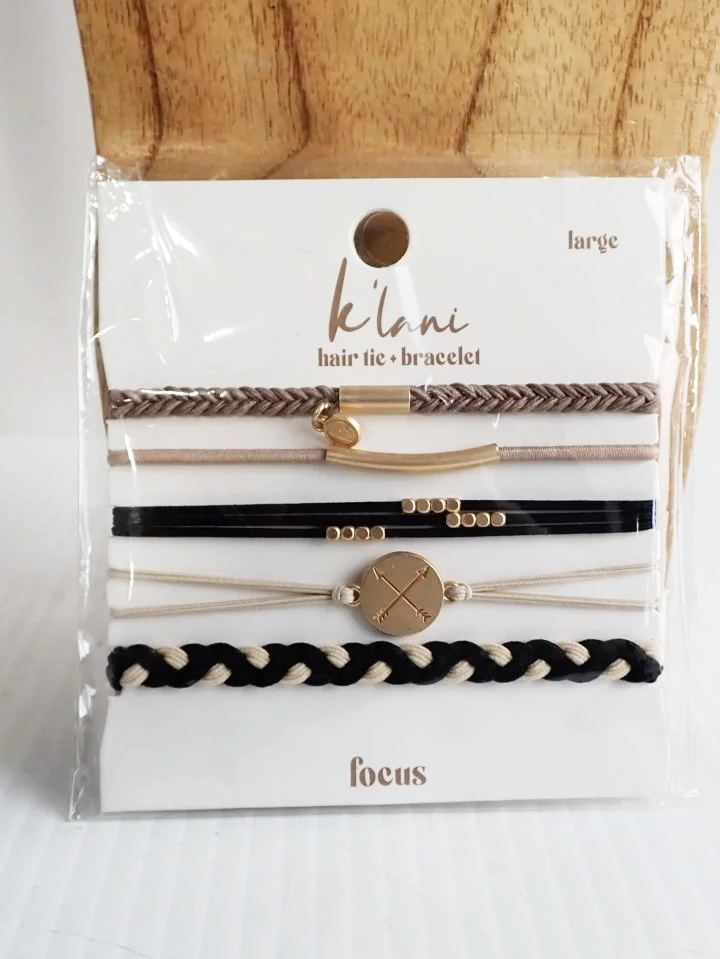 (NEW) K'lani Hair Tie & Bracelet Set