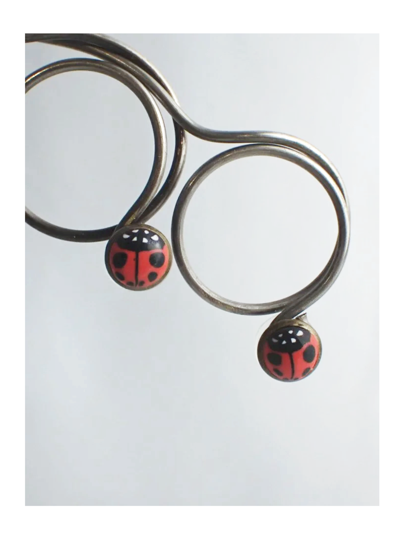 Joan Taylor Handcrafted Ladybird Earrings