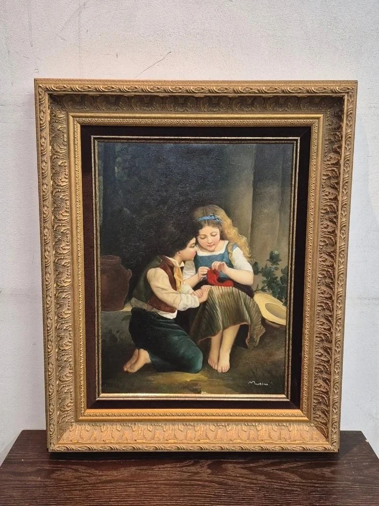 Vintage Style Beautifully Framed Giclèe Print After Èmile Munier