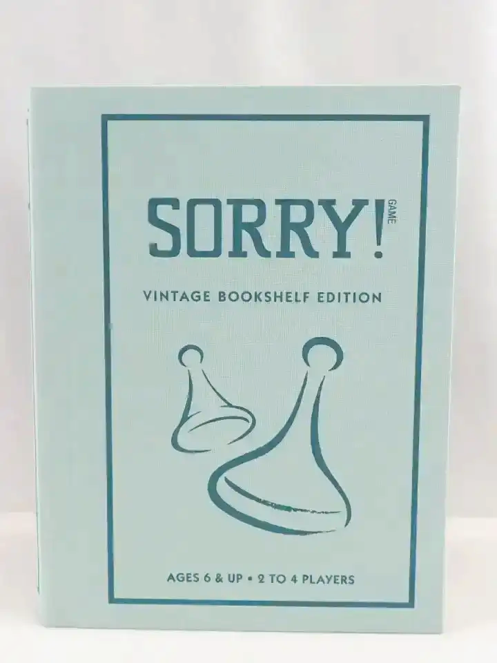 Sorry! Vintage Bookshelf Edition Boardgame