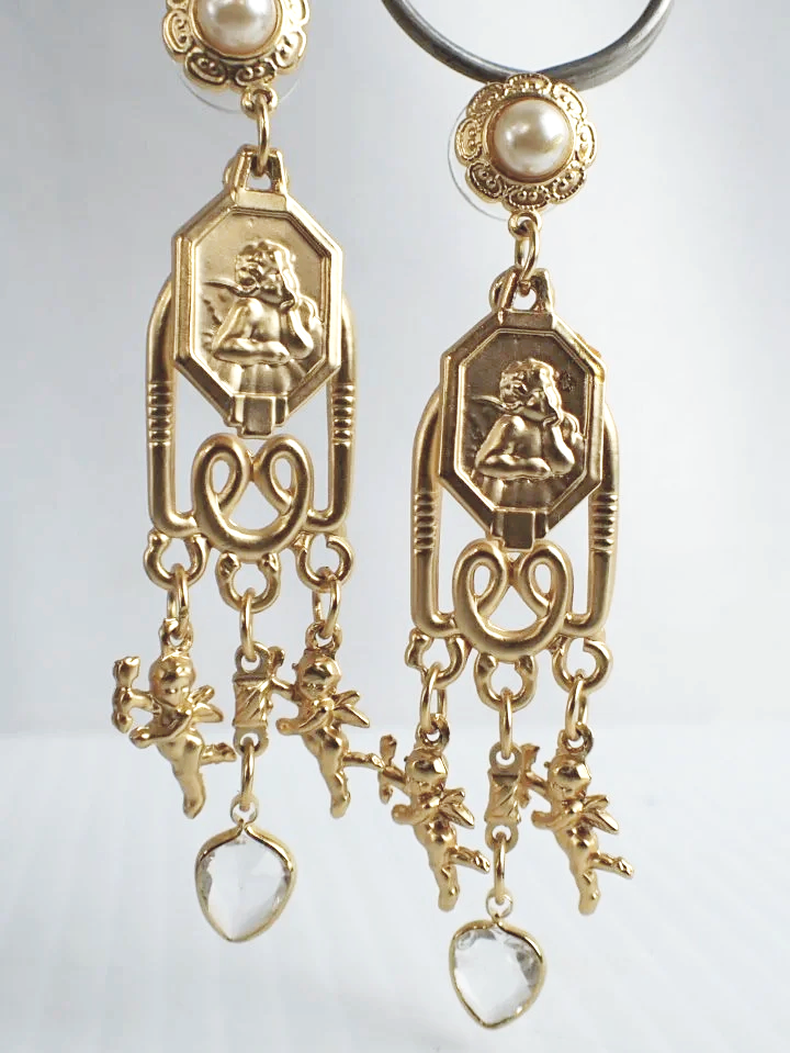 Cherubs A Dangle Earrings
