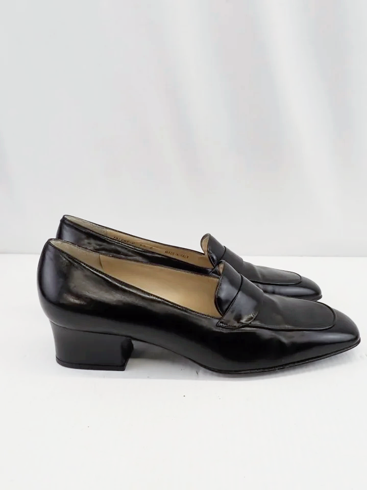 Bally Taleris-U Leather Upper Vintage Black Loafers (10)