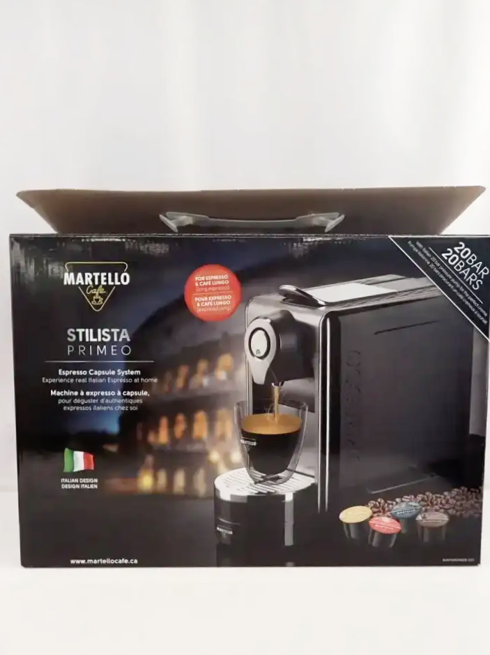 (NEW) Martello Café Italy Stilisto Primeo Espresso Capsule System