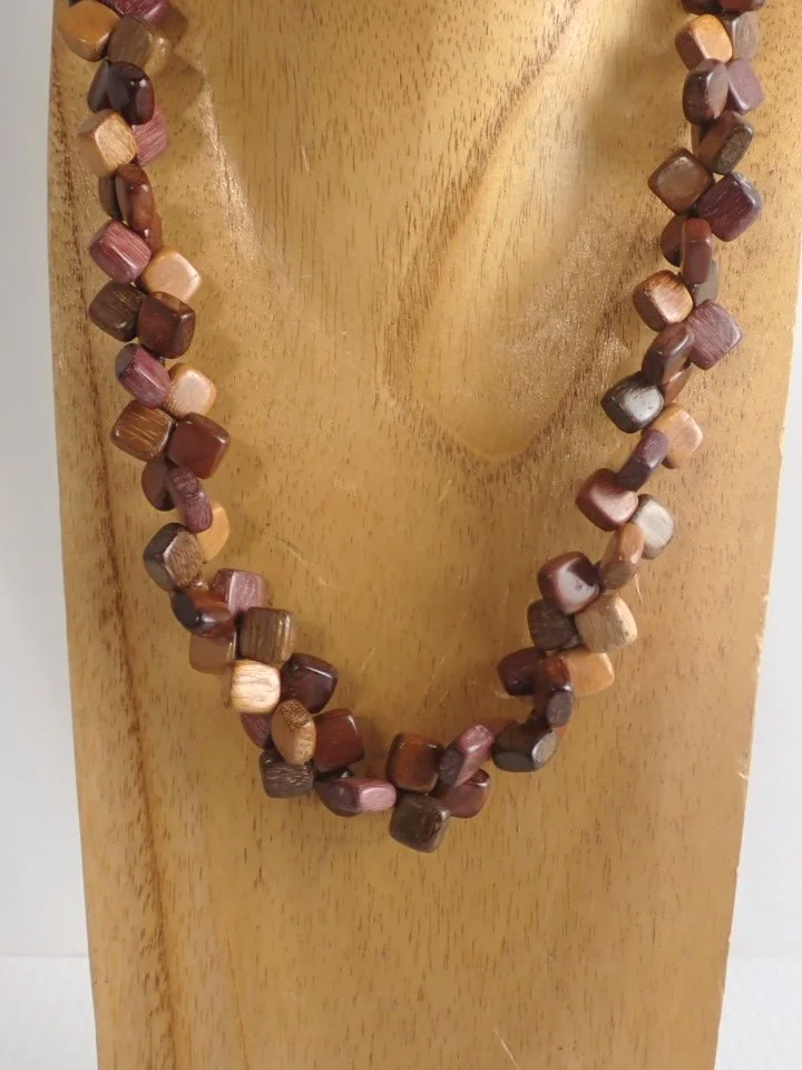 Exotic Wood Necklace