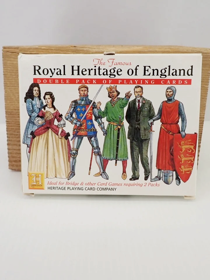 The Famous Royal Heritage of England 1991 Double Pack Playing Cards