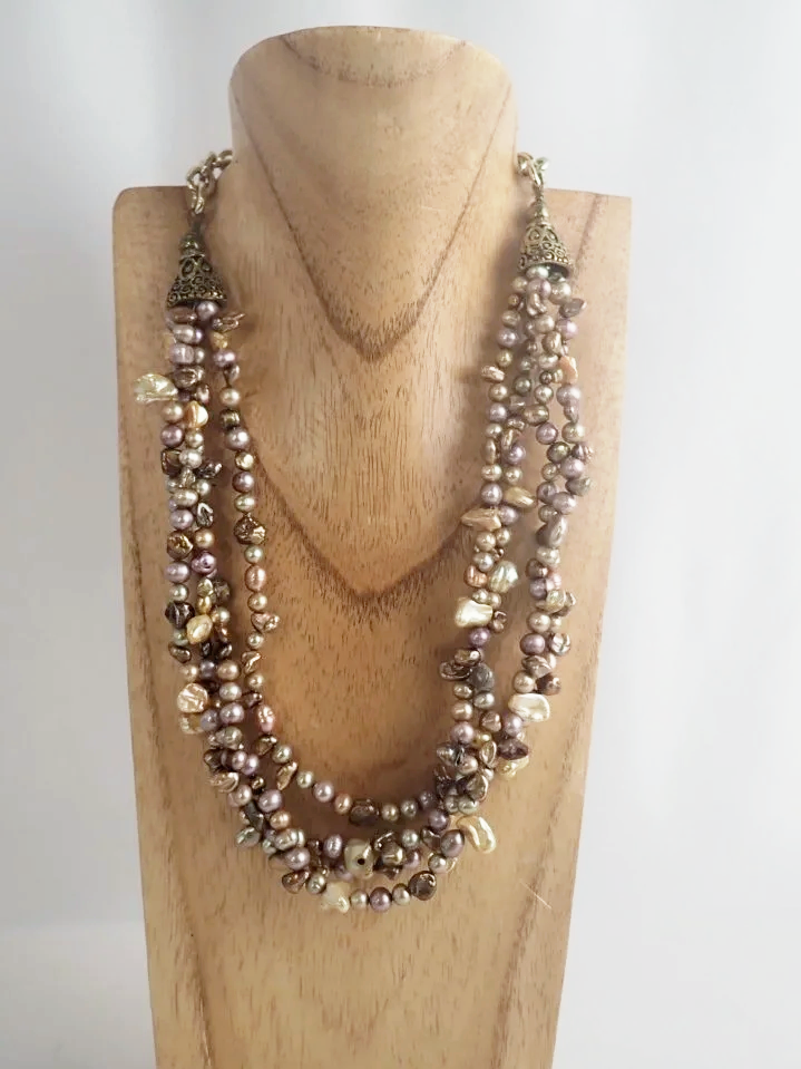 4 Strand Seaside Necklace