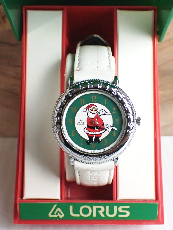 Vintage Lorus Merry Christmas Quartz Watch