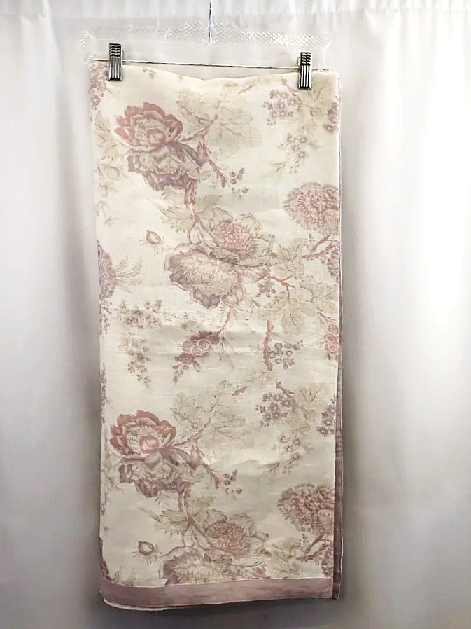 April Cornell Linen & Cotton Blend Spring Floral Square Tablecloth