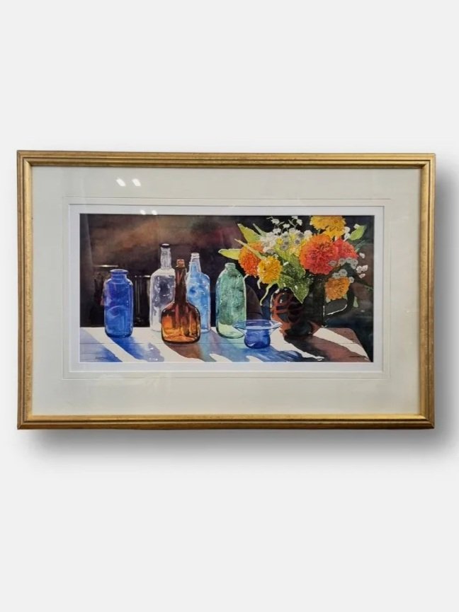 Signed Robertson Original Still Life Watercolour
