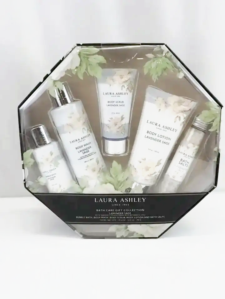 Laura Ashley Lavender Sage Bath Care Gift Collection