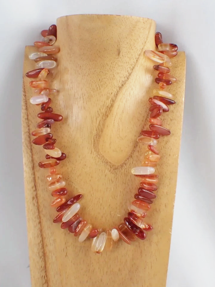 Tumbled Carnelian Necklace