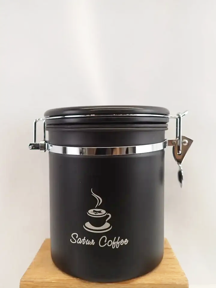 Sabur Coffee Date Clip Closure Coffee Canister