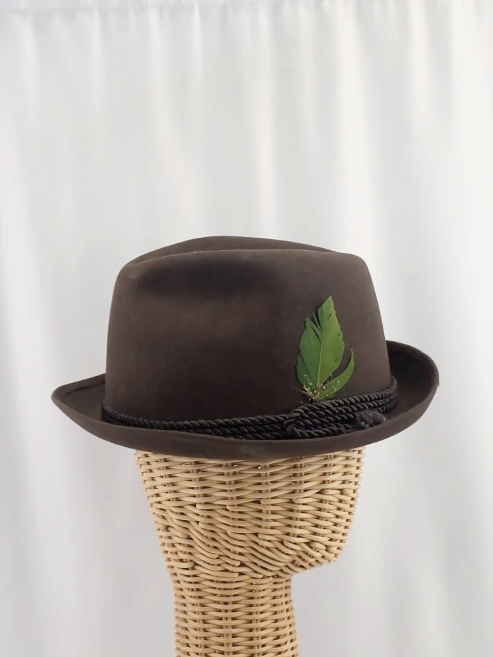 Biltmore Canada Vintage Brown Velvet Nashville Fedora