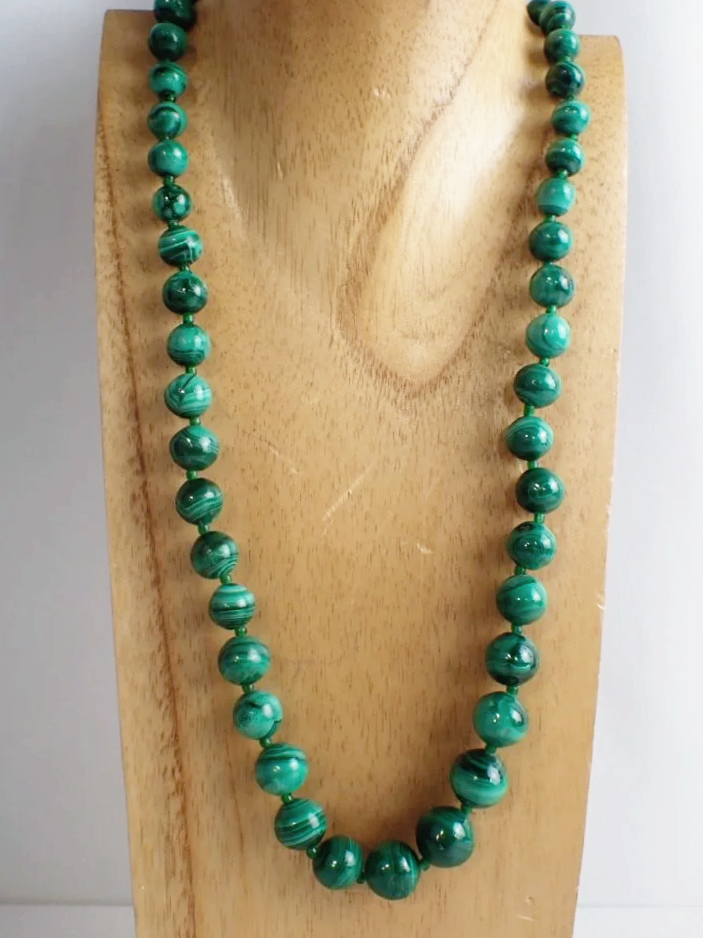 Malachite Beaded Necklace