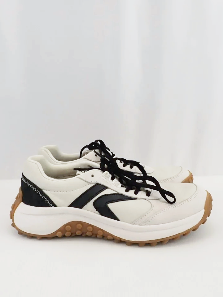 Keen Leather Black & White Star KS86 Trainers (8)