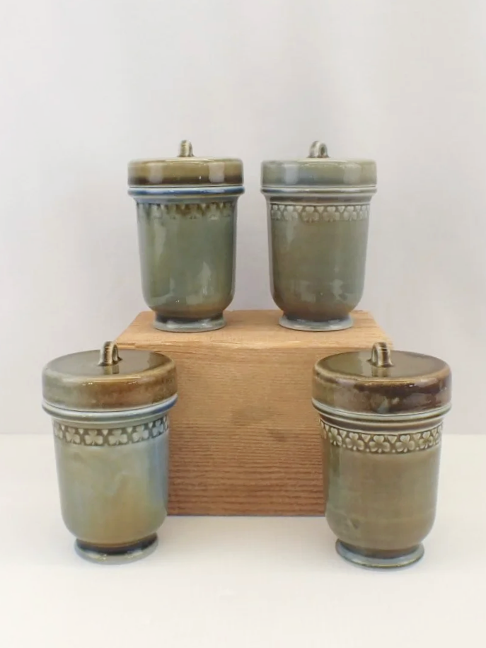 Vintage Wade Irish Porcleain Egg Coddlers