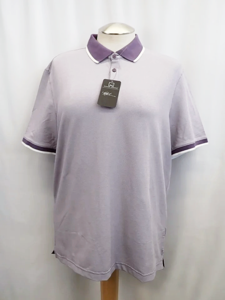 Michael Strahan Cotton Blend Polo Shirt (XL)