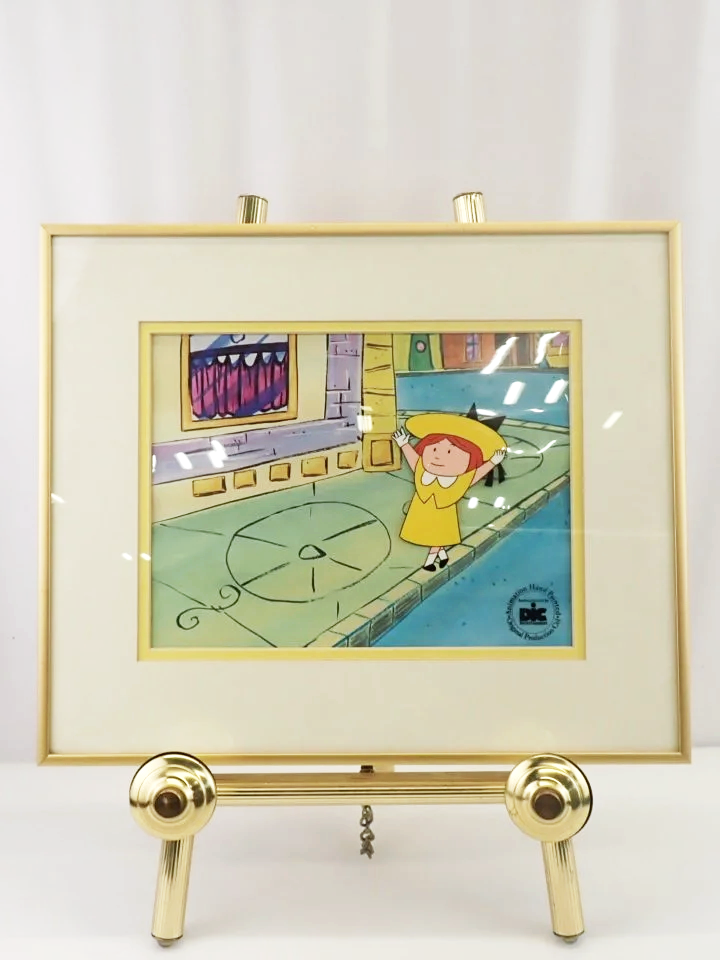 1993 Madeline Framed Handpainted Original Production Cel Authenticated by DiC Entertainment