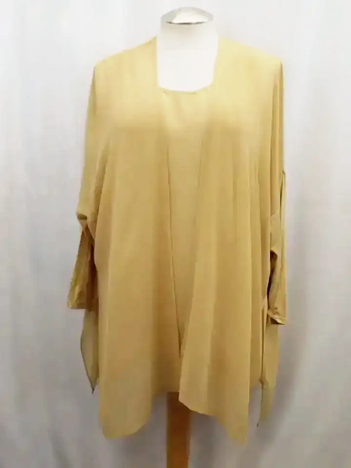 Wynne Layers Mustard Yellow Blouse (1X)