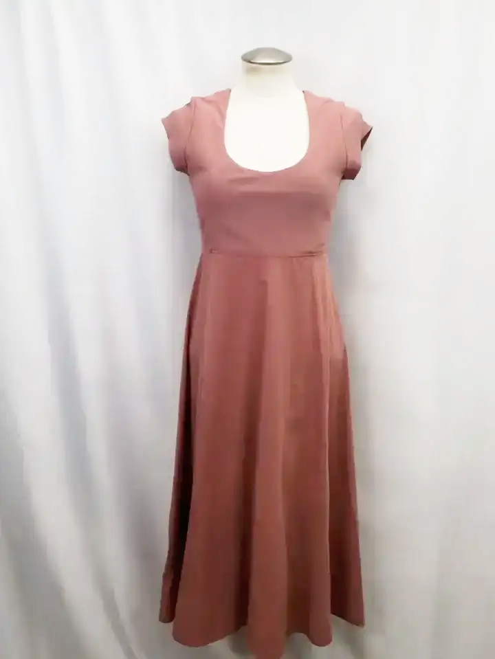 Kit + Ace Blush Pink Short Sleeve Dress (S)