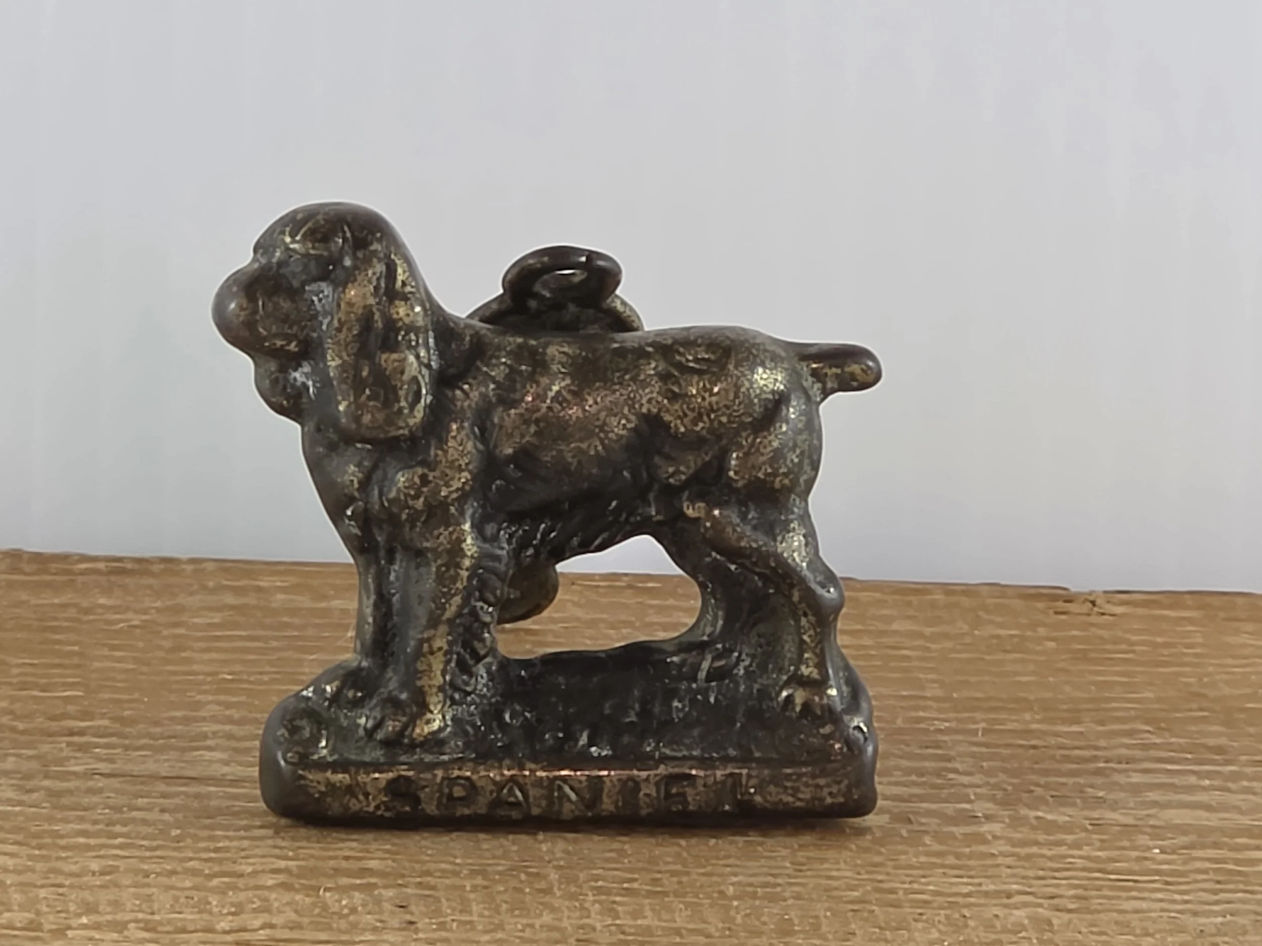 Vintage Brass Spaniel Door Knocker
