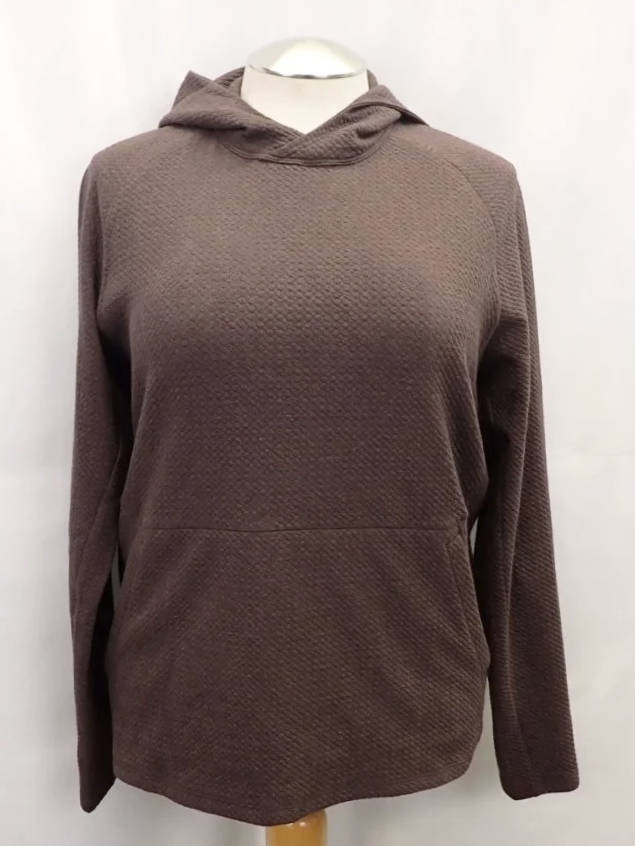 Lululemon Dark Brown At Ease Pocketed Hoodie (L)
