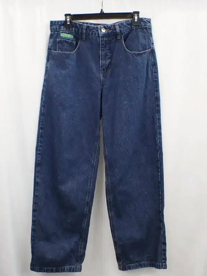 Empyre Cotton Denim Wide Leg Jeans (8)