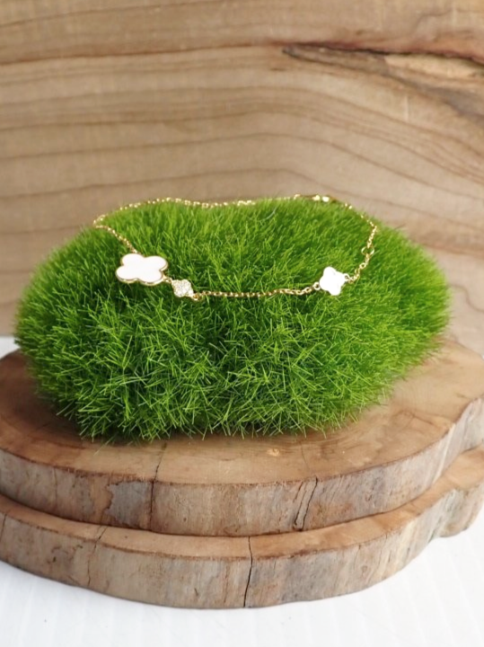 925 Silver Lucky Clover Bracelet