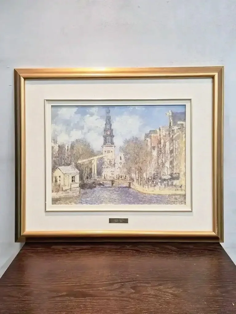 Claude Monet's "South Church" Limited Edition 766 Certified Artagraph on Canvas Replica Print