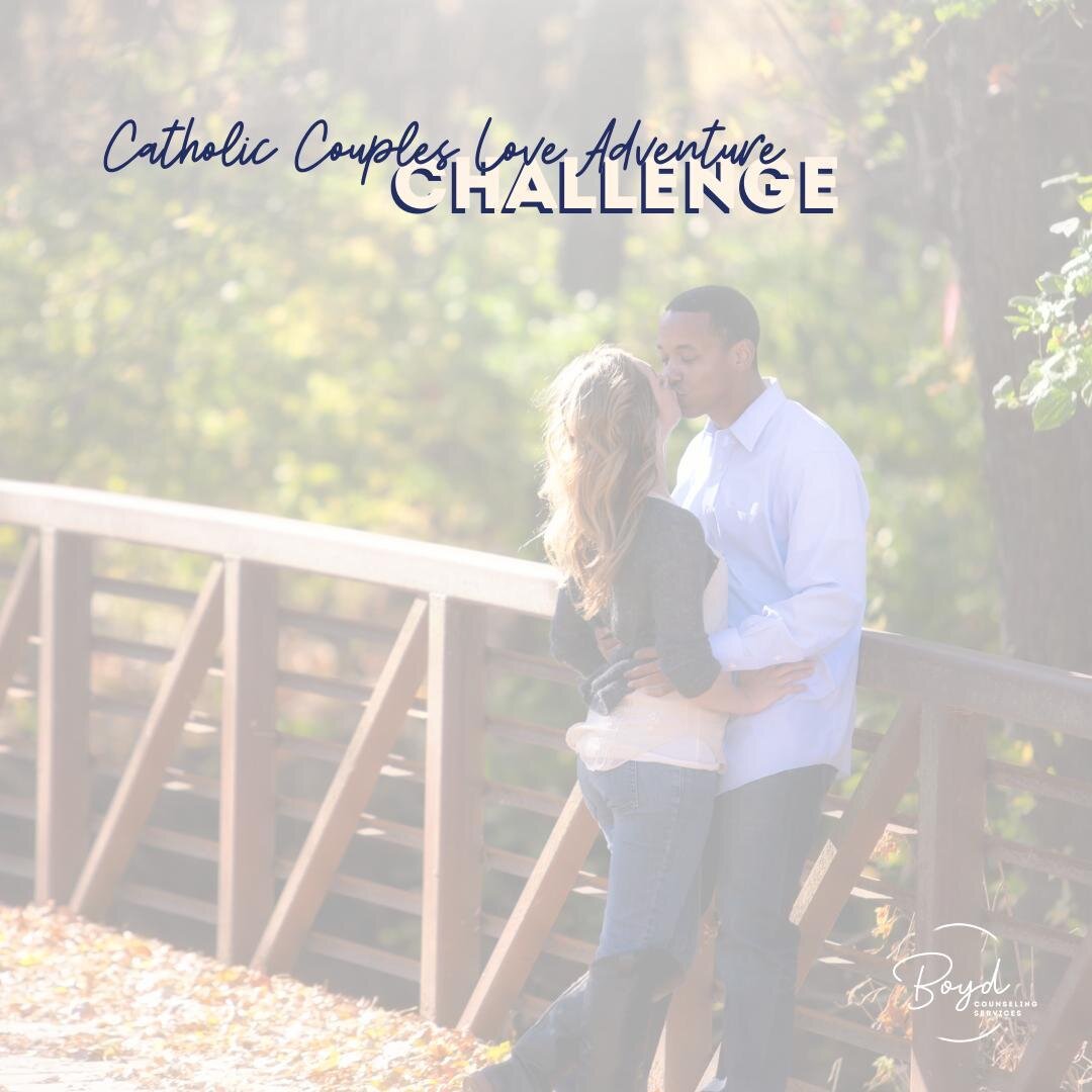 Have you joined the Catholic Couples Love Adventure Challenge yet?!
.
We are making the finishing touches to the workbook this week and I can't wait to send it out to you all. 
.
Haven't registered yet? Link in bio. We will be working together on so 