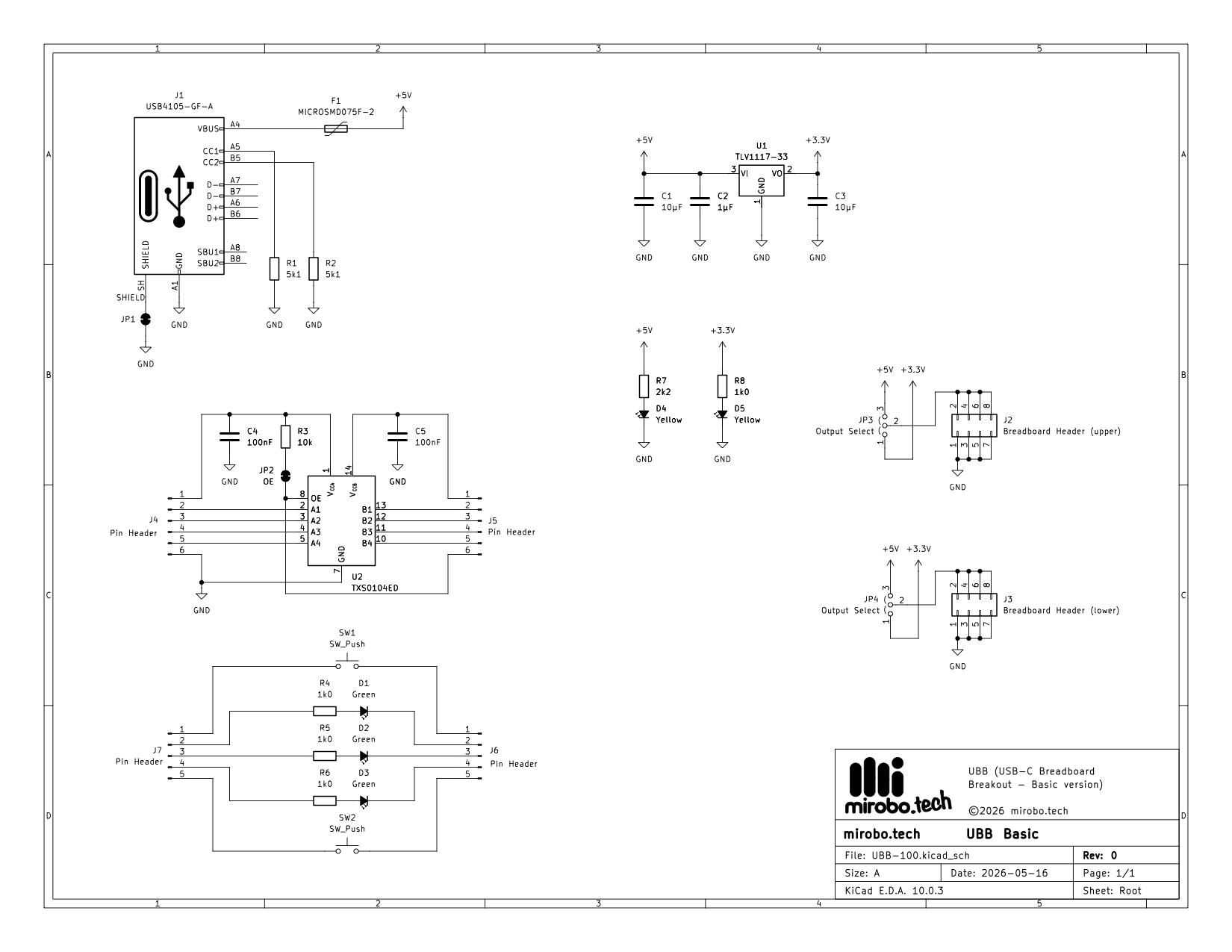 UBB Basic schematic diagram thumbnail - click to view PDF