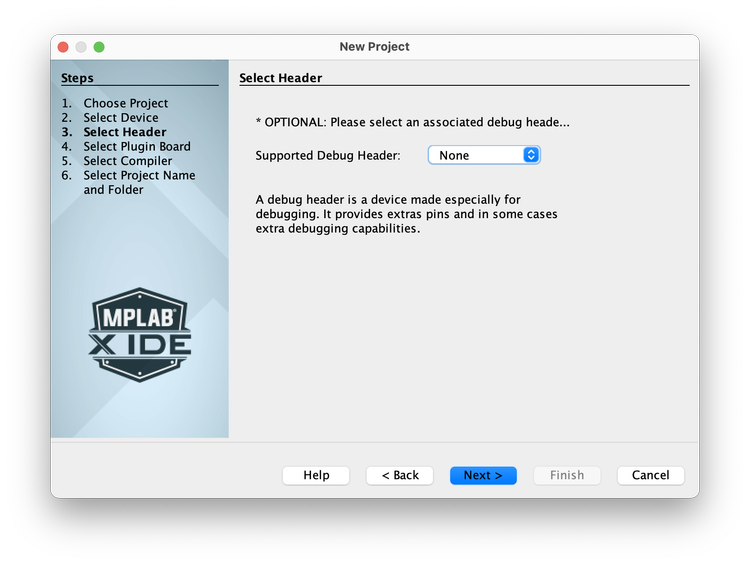 How to create a new Microchip MPLAB X IDE programming project. — mirobo