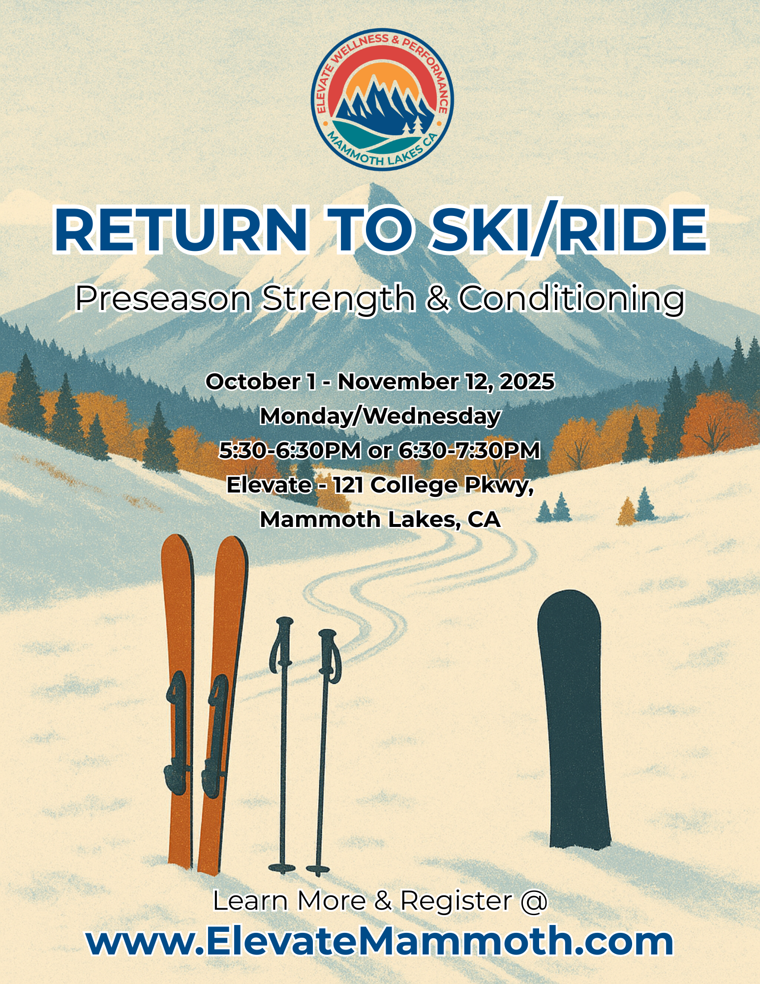 Return to Ski/Ride 2025 Starts