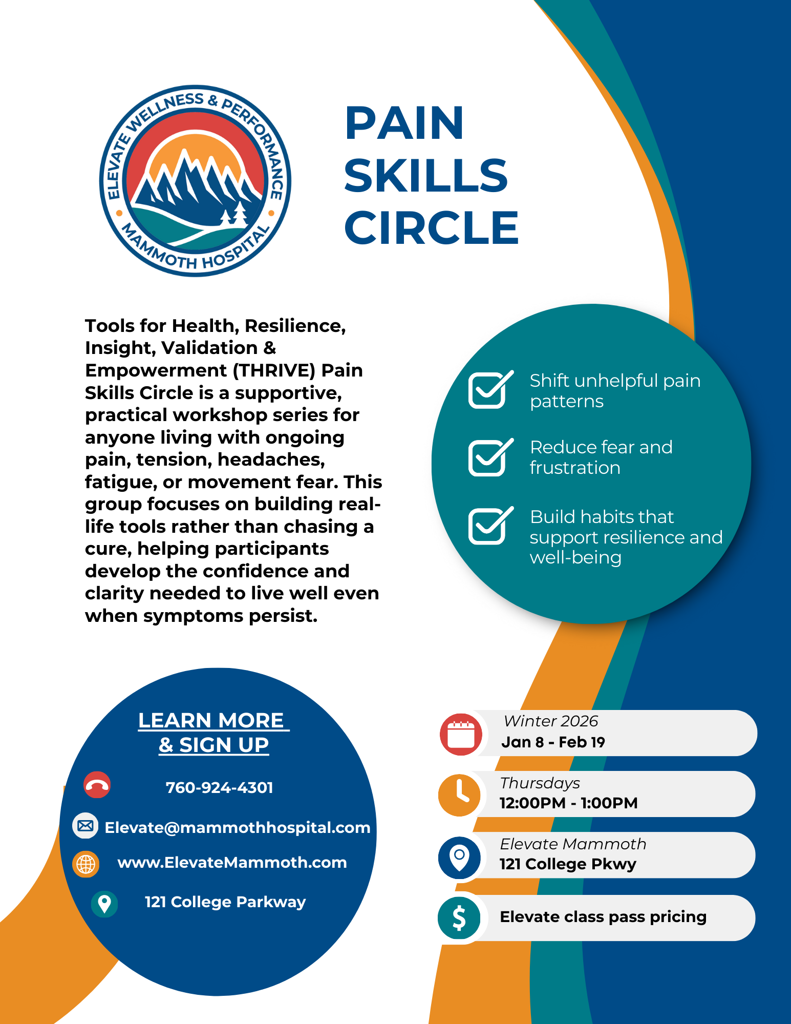 THRIVE Pain Skills Circle Starts